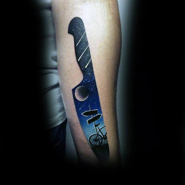 night-sky-chef-knife-mens-arm-tattoos