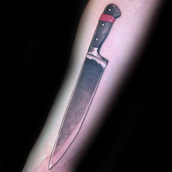 50 Amazing Sword Dagger and Knife Tattoo Designs  TattooBlend