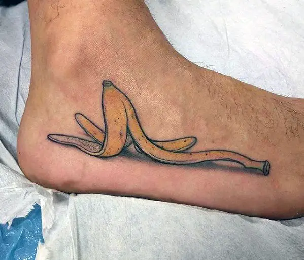 side-of-foot-banana-peel-tattoos-for-males