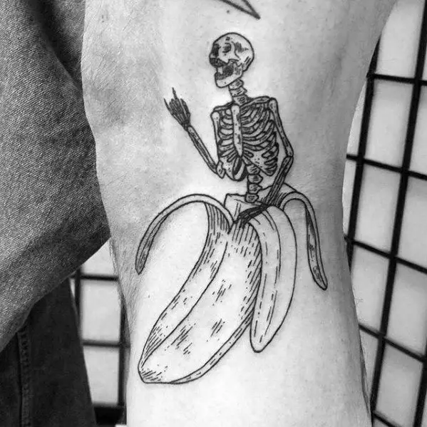 skeleton-banana-male-thigh-tattoos