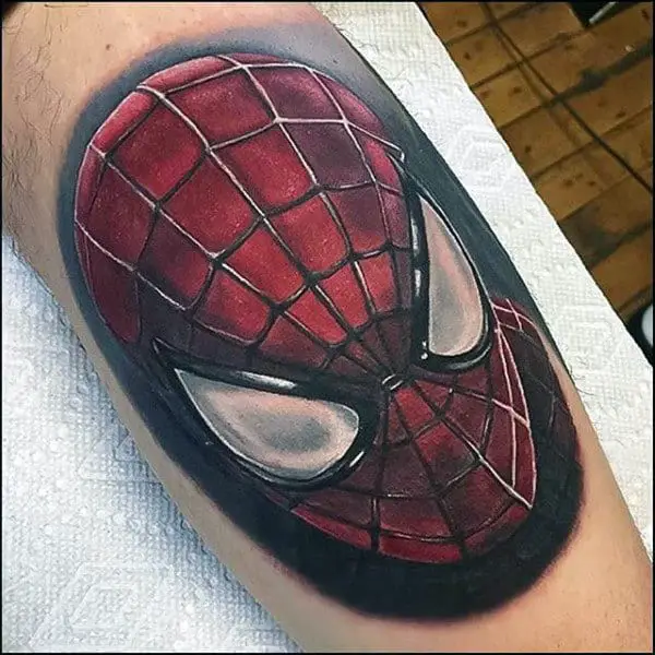 spiderman-mask-tattoo-on-male-forearms