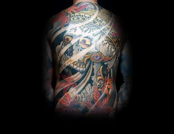 50 Unique Skull Tattoos For Men  Manly Ink Design Ideas