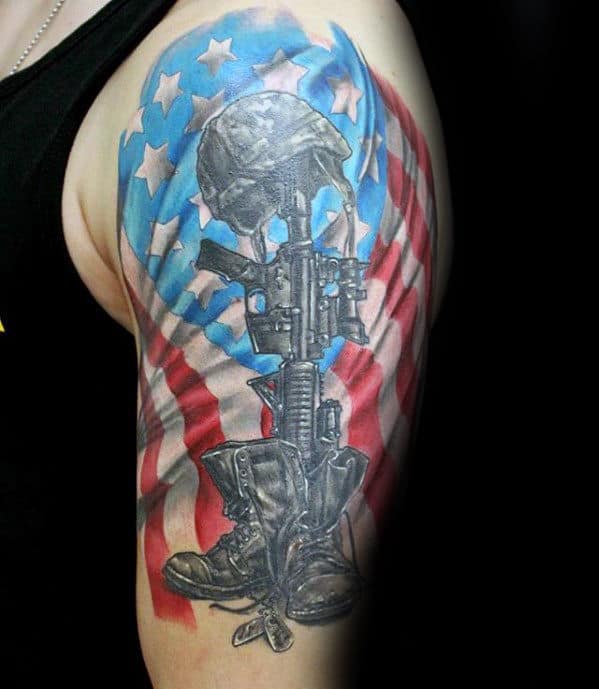 fallen soldier tattoo