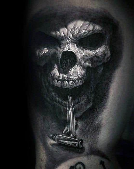 detailed-3d-realistic-guys-unique-skull-with-bullets-arm-tattoo