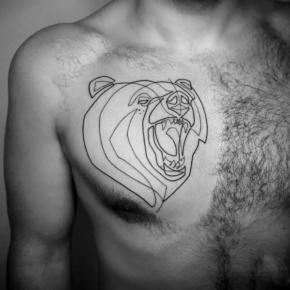 guys-continuous-line-tattoo-design-ideas