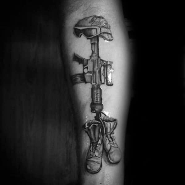 inner-forearm-fallen-soldier-3d-tattoo-designs-for-men