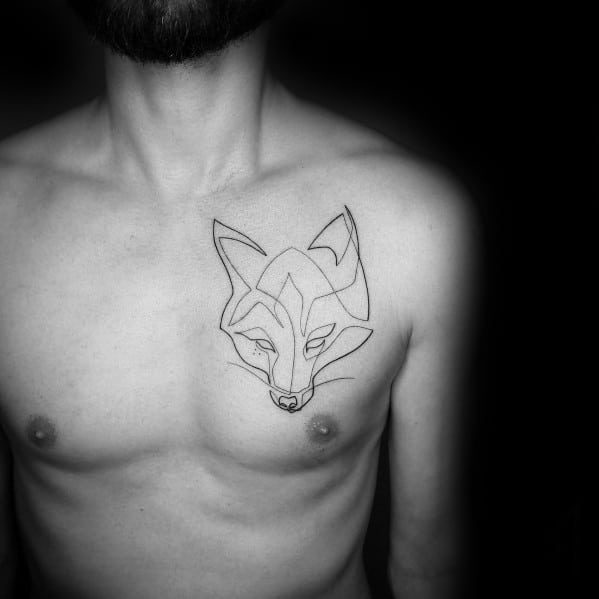 mens-continuous-line-tattoo-designs