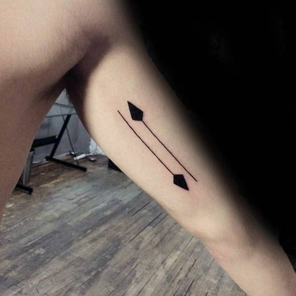 minimalist-mens-simple-spear-arm-tattoos