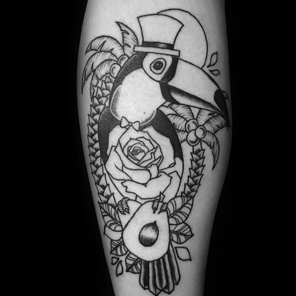 sharp-toucan-male-tattoo-ideas