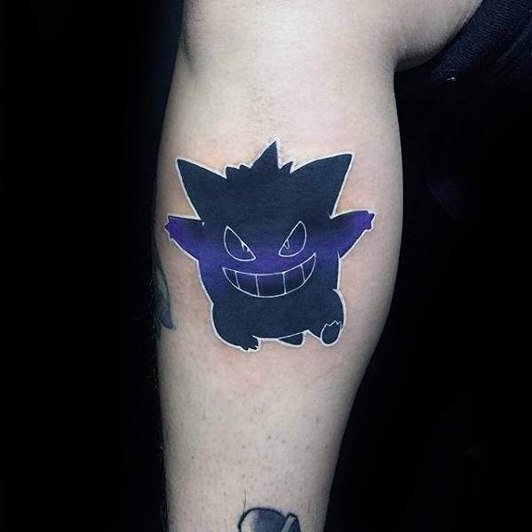 gasly-pokemon-leg-gamer-guys-tattoo
