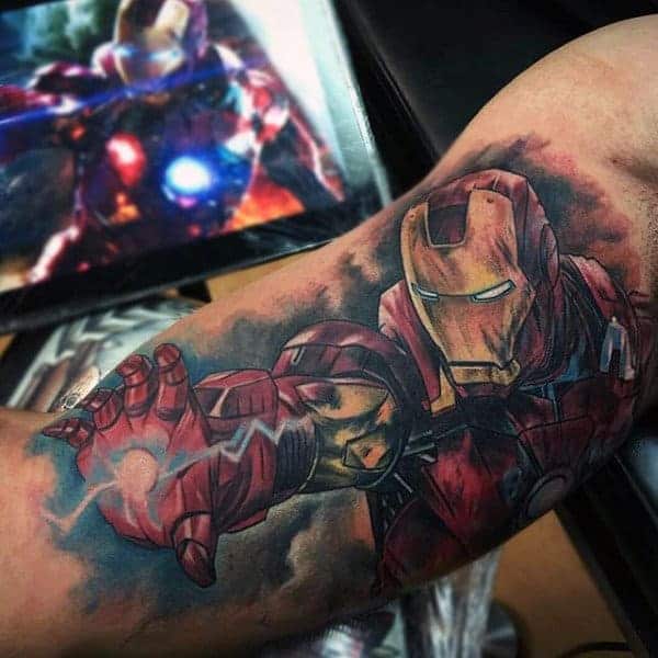 guys-iron-man-video-game-bicep-tattoos
