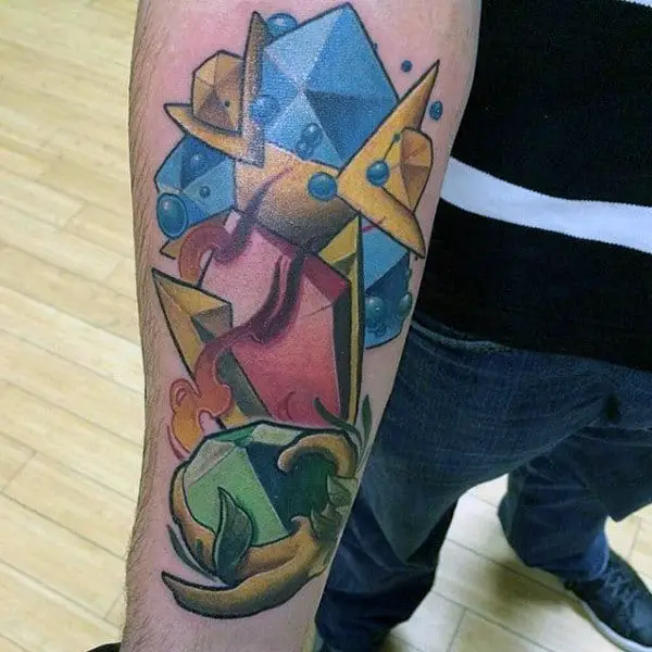 guys-video-game-spiritual-stones-zelda-lower-forearm-tattoo