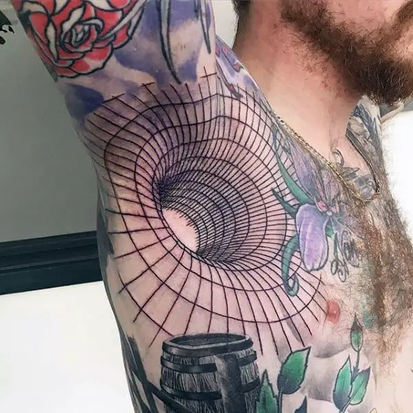 male-armpits-3D-hole-tattoo