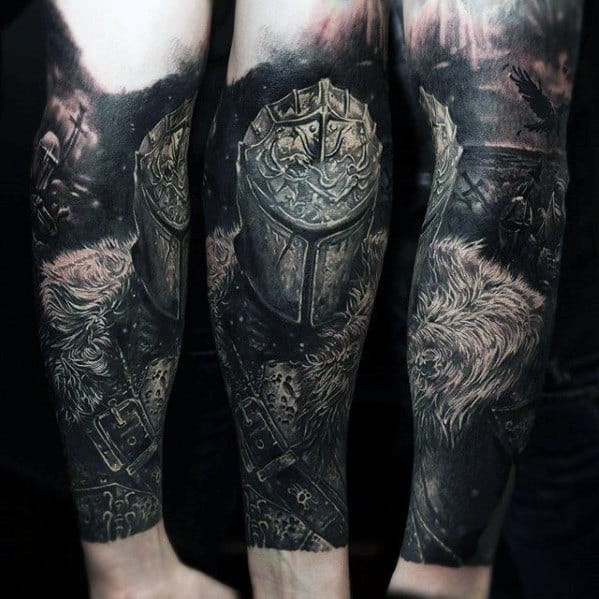 mens-gamer-tattoo-forearm-sleeve