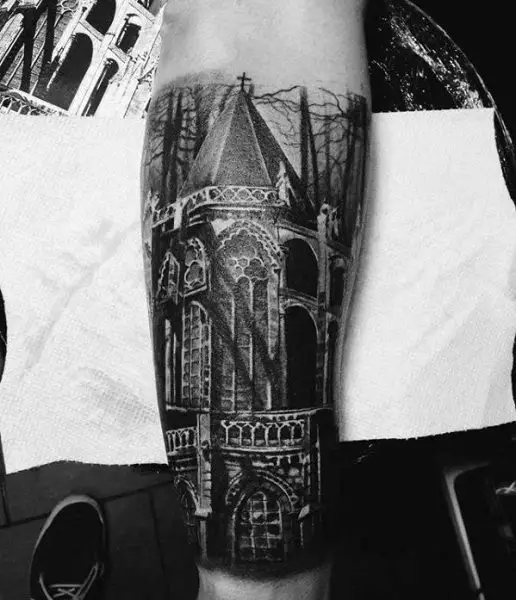 Top 30 Cathedral Tattoos For Men