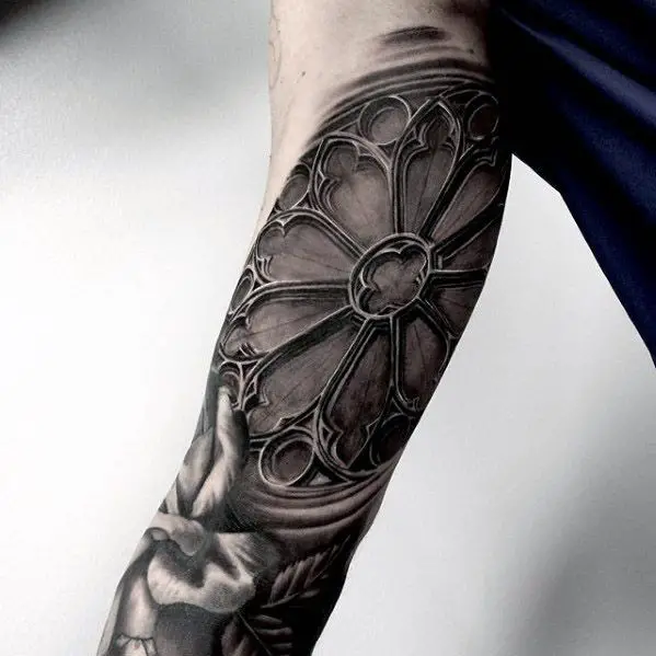 80 Stained Glass Tattoo Designs For Men  A Window To Ink Ideas  Stained glass  tattoo Tattoo designs men Tattoo designs