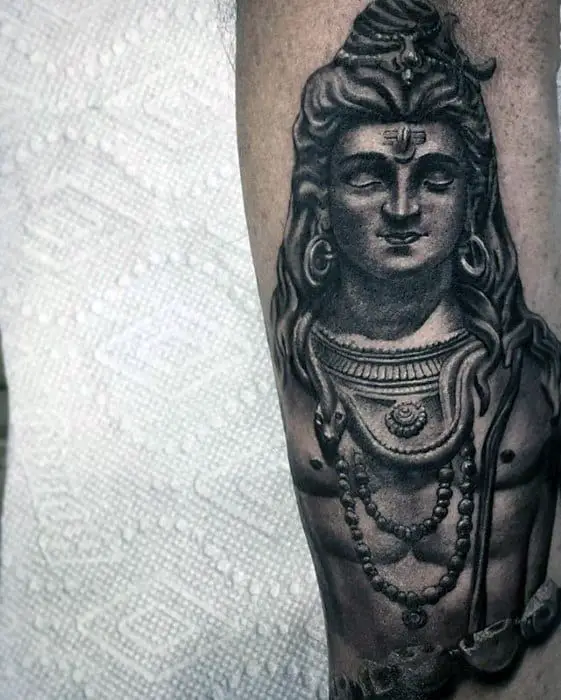 Best Lord Shiva tattoos in colour and black  grey