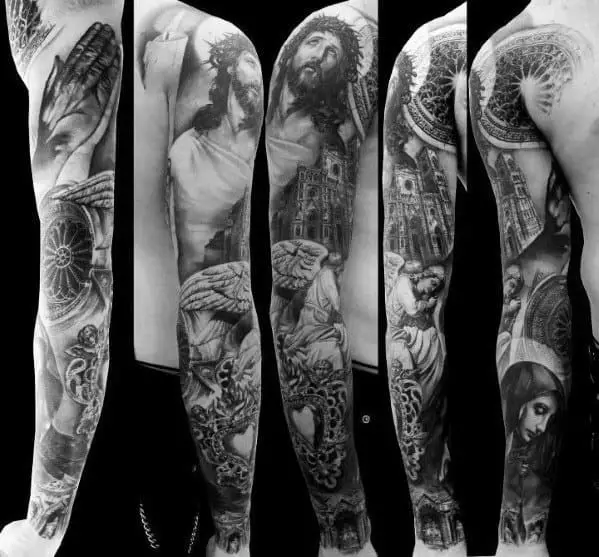 mens-cathedral-tattoo-design-inspiration