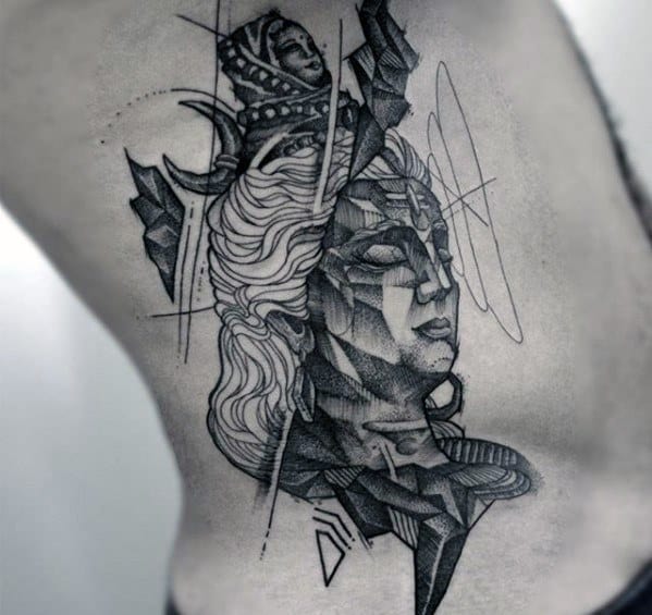 mens-cool-shiva-rib-cage-side-tattoo-ideas