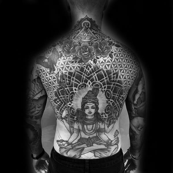 Shiva Trishul Tattoo | Back Tattoo Idea | Band tattoo designs, Shiva tattoo  design, Trishul tattoo designs