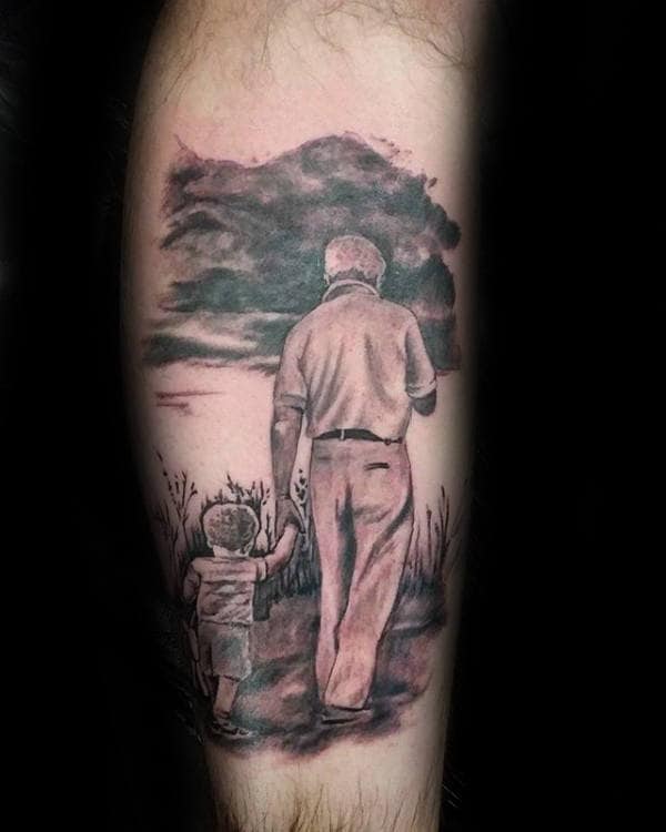 boy-with-grandfather-mens-leg-tattoo-design