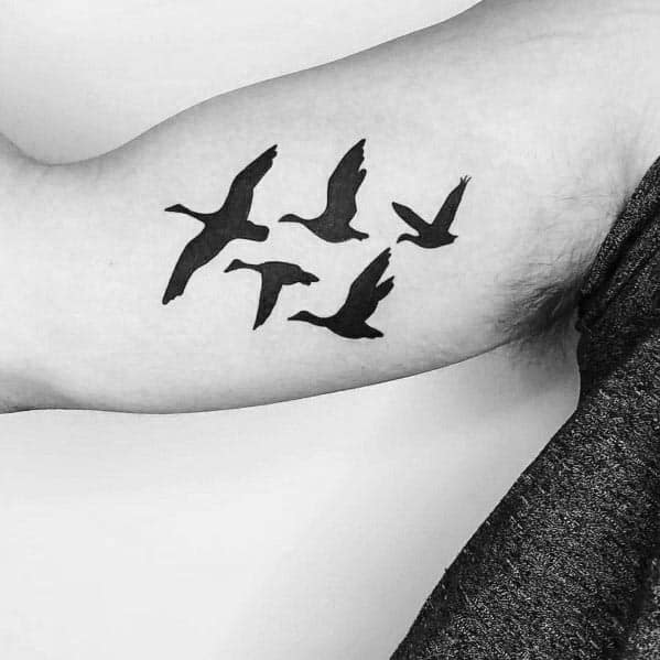 goose-themed-tattoo-ideas