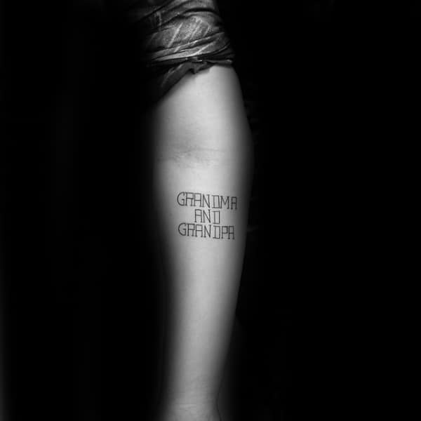 mens-word-grandpa-and-grandma-small-simple-arm-tattoo-design-ideas