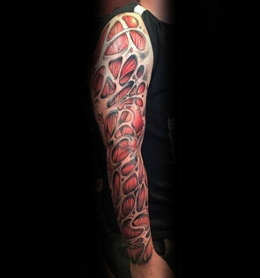 3d-unique-mens-muscle-sleeve-tattoos