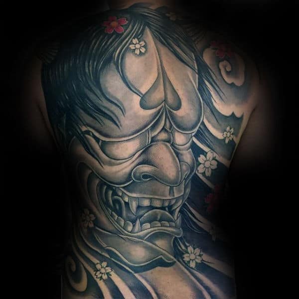 full-back-shaded-hannya-mask-tattoos-for-males