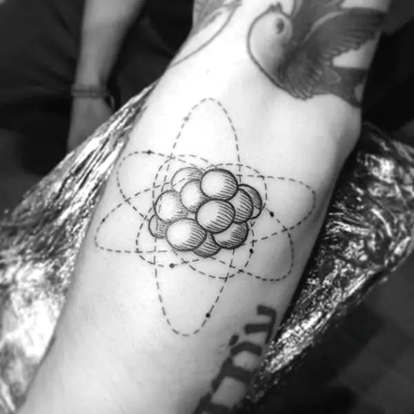 inner-forearm-atom-guys-science-tattoo-ideas