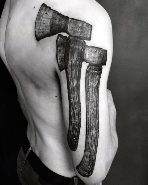masculine-hatchet-tattoos-for-men