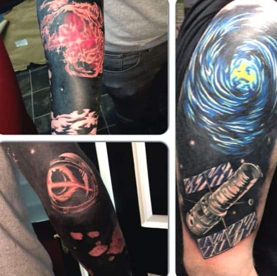 mens-science-astronomy-tattoos-on-arm