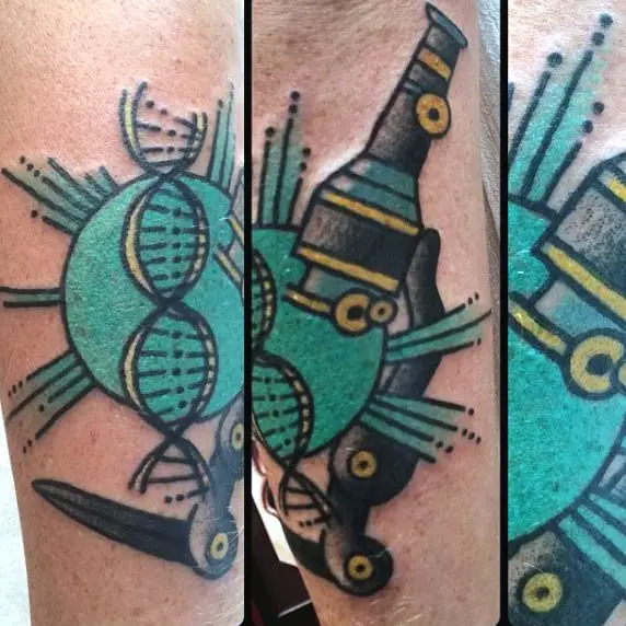 microscope-science-tattoo-for-men-with-dna-strand