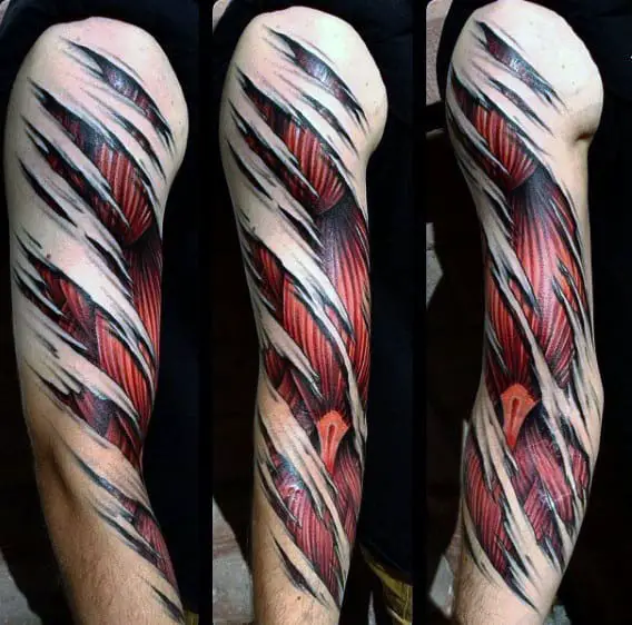 Ripped skin by Jordan Campbell TattooNOW