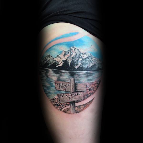 mens-hiking-tattoo-designs