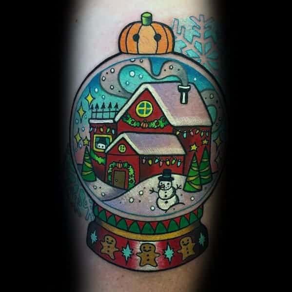 christmas-tattoo-design-ideas-for-men-snowglobe