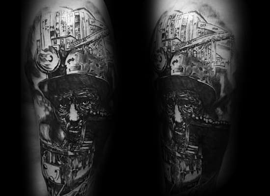 Learn 80 about miner tattoo designs unmissable  indaotaonec