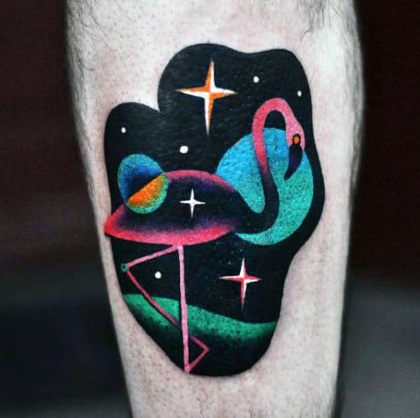 creative-flamingo-tattoos-for-guys