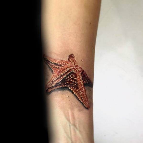 hyper-realistic-3d-inner-forearm-starfish-tattoos-for-males