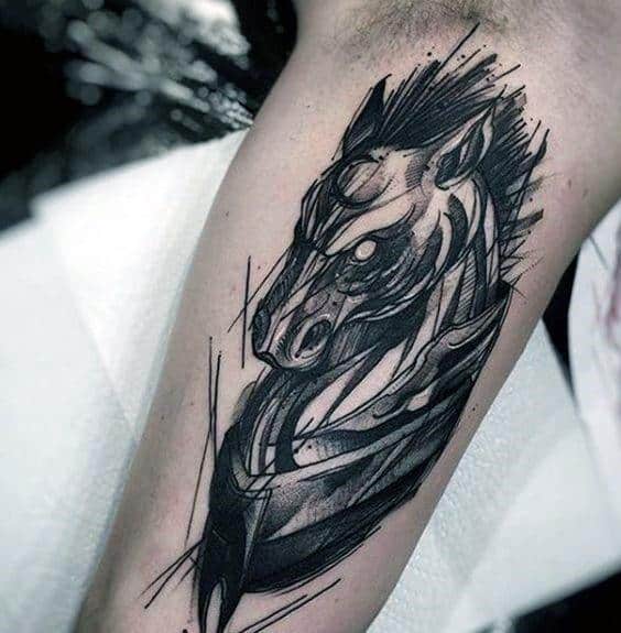 awesome-horse-tattoos-for-men