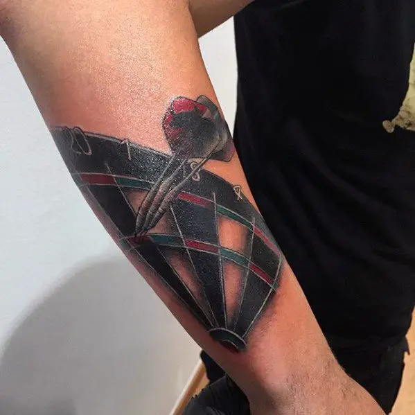 guys-dart-tattoo-designs-on-outer-forearm