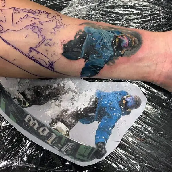 Skiing Sleeve  Best Tattoo Ideas For Men  Women