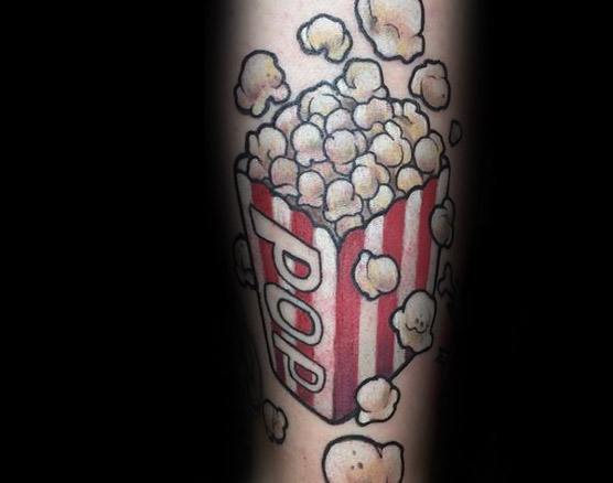 guys-popcorn-tattoo-design-ideas