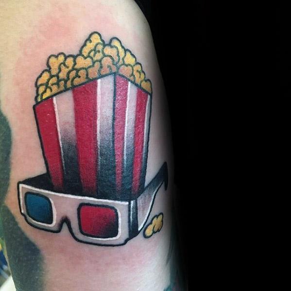mens-cool-popcorn-tattoo-ideas