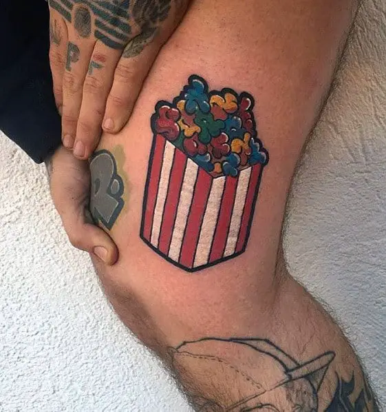 popcorn-mens-tattoo-designs