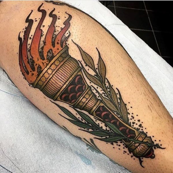 awesome-torch-tattoos-for-men