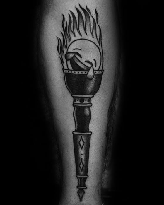 manly-torch-tattoo-design-ideas-for-men