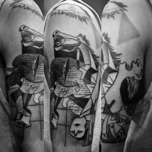 arm-male-pablo-picasso-tattoo-ideas