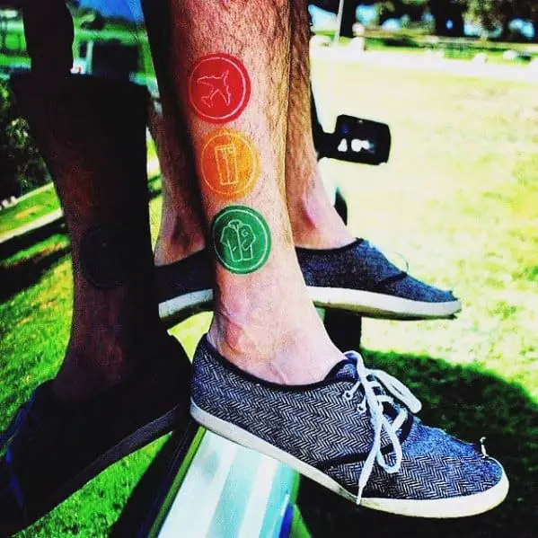 blink-182-mens-leg-tattoo-ideas