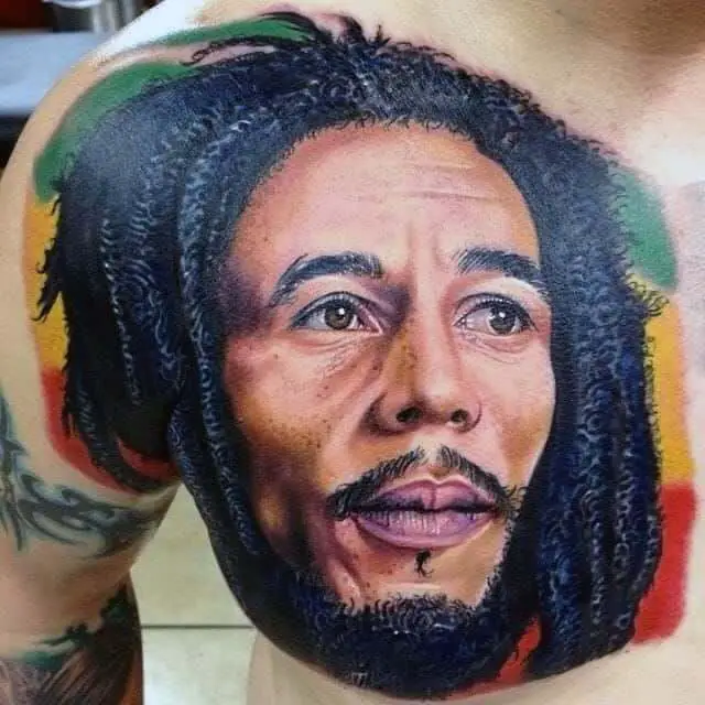 Top 30 Bob Marley Tattoos For Men